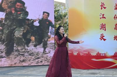 湖北广电荆楚“红色文艺轻骑兵”主题宣讲暨文化惠民演出走进嘉鱼簰洲湾