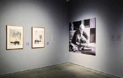 “时代之光——李可染、李玉双父子艺术对话展”今日在汉开幕