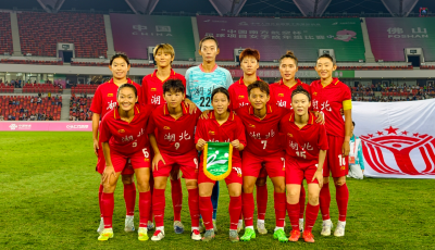 湖北女足摘银创全运会最佳战绩