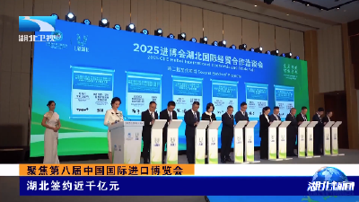 聚焦第八届中国国际进口博览会丨湖北签约近千亿元