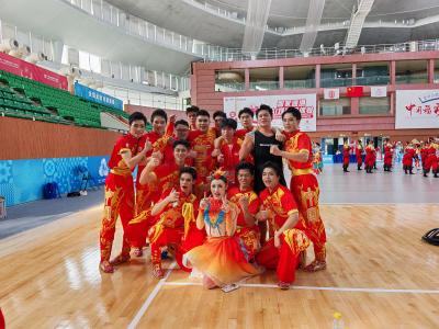群众项目再添两金！湖北队勇夺全运会群众展演舞龙彩带龙项目冠军