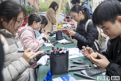 让创意在校园生根，湖北大学举办首届文创市集