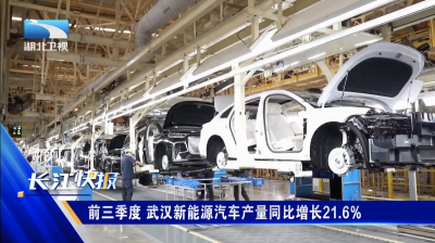 前三季度 武汉新能源汽车产量同比增长21.6%
