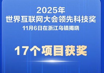 17个项目获2025年世界互联网大会领先科技奖