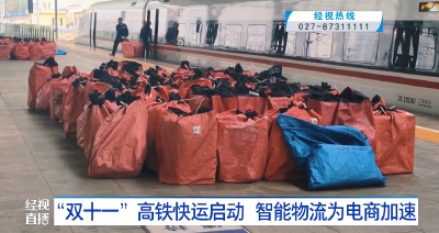 “双十一”高铁快运启动 智能物流为电商加速