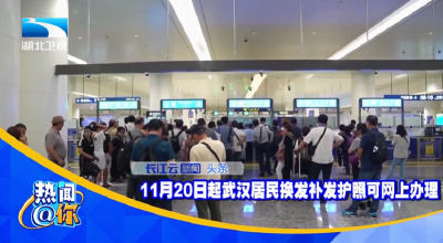 11月20日起武汉居民换发补发护照可网上办理