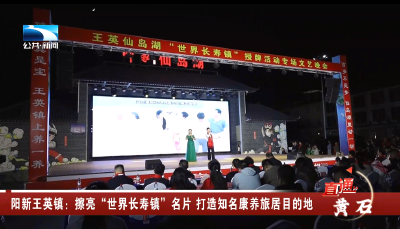阳新王英镇：擦亮“世界长寿镇”名片 打造知名康养旅居目的地