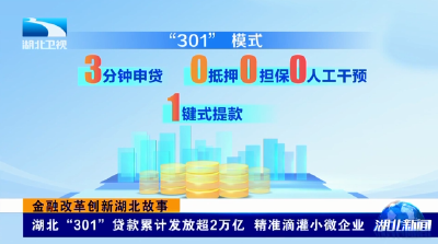 金融改革创新湖北故事 | 湖北“301”贷款累计发放超2万亿 精准滴灌小微企业