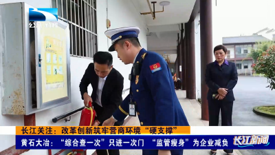 长江关注：改革创新筑牢营商环境“硬支撑”