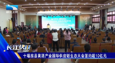 十堰房县黄酒产业国际供应链生态大会签约超10亿元 