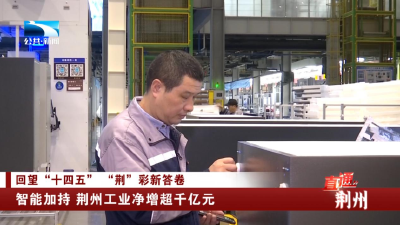 智能加持 荆州工业净增超千亿元