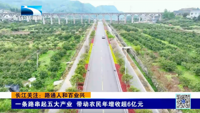 长江关注：路通人和百业兴