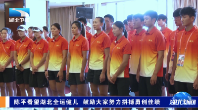 陈平看望湖北全运健儿 鼓励大家努力拼搏勇创佳绩