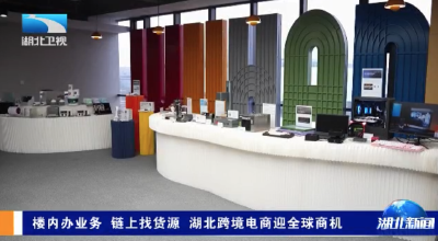 楼内办业务 链上找货源 湖北跨境电商迎全球商机