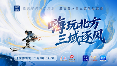 “嗨玩北方・三域逐风”——黑吉冀冰雪主题联动直播