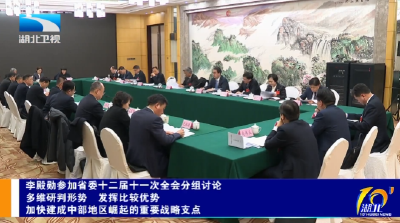 李殿勋参加省委十二届十一次全会分组讨论