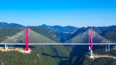 宜来高速柴埠溪特大桥顺利完成荷载试验