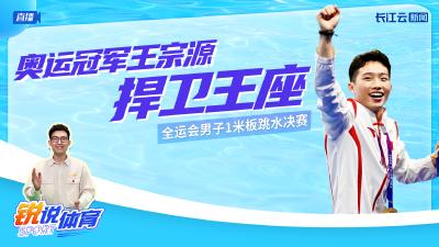 全运会男子1米板跳水决赛  奥运冠军王宗源捍卫王座丨锐说体育