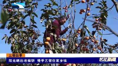 恩施建始：阳光晒出老柿饼 慢手艺留住家乡味
