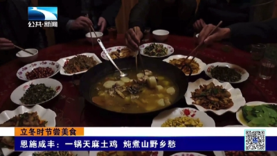 恩施咸丰：一锅天麻土鸡 炖煮山野乡愁