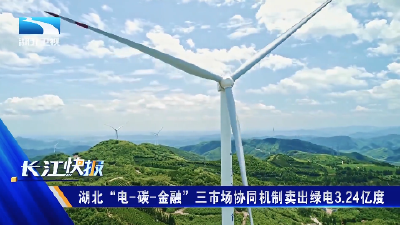 湖北“电-碳-金融”三市场协同机制卖出绿电3.24亿度