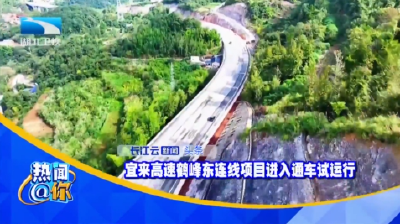 宜来高速鹤峰东连线项目进入通车试运行