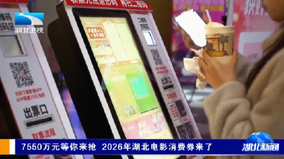 7550万元等你来抢 2026年湖北电影消费券来了