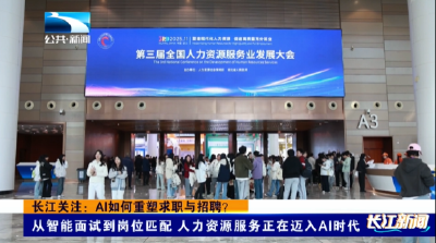 长江关注：AI如何重塑求职与招聘？从智能面试到岗位匹配 人力资源服务正在迈入AI时代