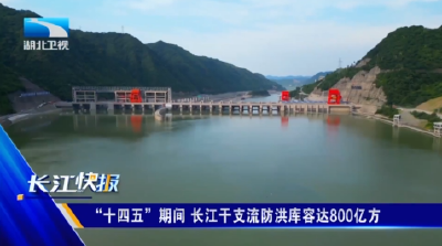 “十四五”期间 长江干支流防洪库容达800亿方