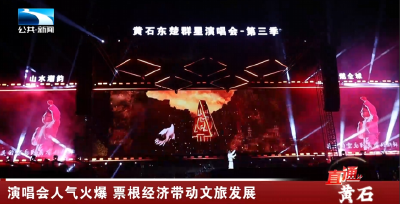 黄石：演唱会人气火爆 票根经济带动文旅发展