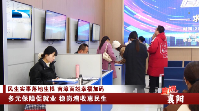 襄阳：多元保障促就业 稳岗增收惠民生