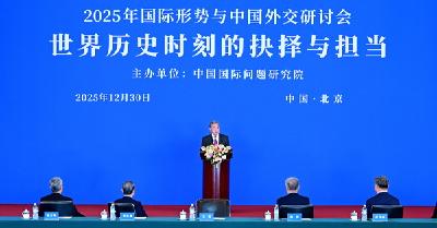王毅出席2025年国际形势与中国外交研讨会并作主旨发言