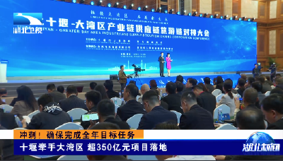 冲刺！确保完成全年目标任务丨十堰牵手大湾区 超350亿元项目落地