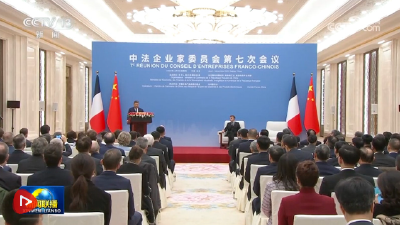 习近平出席中法企业家委员会第七次会议闭幕式并致辞
