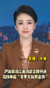 长江评论：沪渝蓉沿江高铁武宜段开通 沿线串起“冬季文旅黄金线”