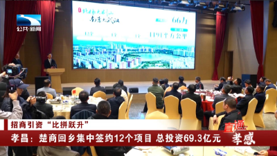 招商引资“比拼跃升” | 孝昌：楚商回乡集中签约12个项目 总投资69.3亿元
