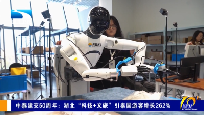 中泰建交50周年：湖北“科技+文旅”引泰国游客增长262%