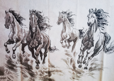 天下和平美术馆迎接2026年元旦美术作品展开幕