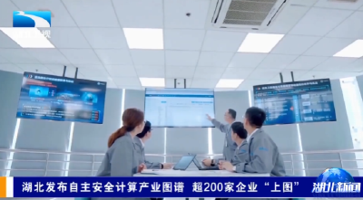 湖北发布自主安全计算产业图谱 超200家企业“上图”