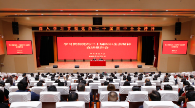 湖北省总工会举行学习贯彻党的二十届四中全会精神宣讲报告会 让全会精神在职工心田落地生根