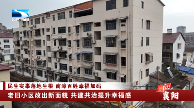 襄阳：老旧小区改出新面貌 共建共治提升幸福感