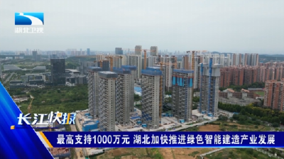 最高支持1000万元 湖北加快推进绿色智能建造产业发展