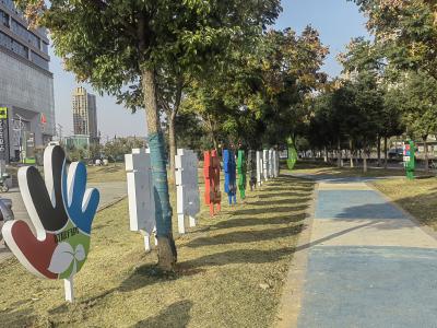 废旧材料焕新城市微空间！武汉江夏两座垃圾分类主题口袋公园同步启幕