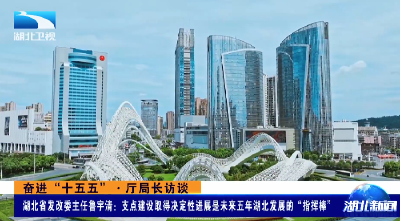 奋进“十五五”·厅局长访谈 | 湖北省发改委主任鲁宇清：支点建设取得决定性进展是未来五年湖北发展的“指挥棒”