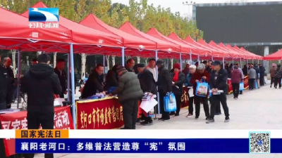 襄阳老河口：多维普法营造尊“宪”氛围