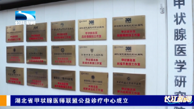 湖北省甲状腺医师联盟公益诊疗中心成立