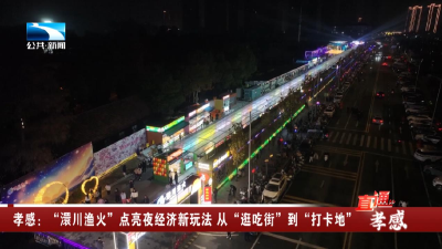 孝感：“澴川渔火”点亮夜经济新玩法 从“逛吃街”到“打卡地”