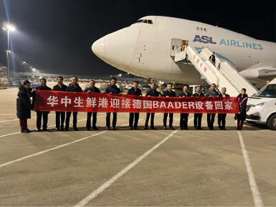 48小时，用“速度”定义“新鲜”：首批三文鱼切割设备飞抵鄂州