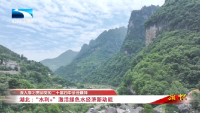 深入学习贯彻党的二十届四中全会精神 | 湖北：“水利+”激活绿色水经济新动能