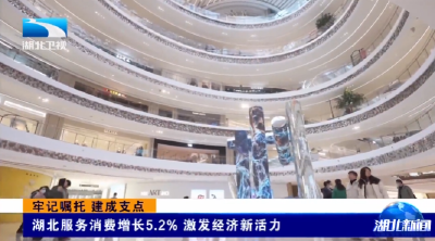 牢记嘱托 建成支点 | 湖北服务消费增长5.2% 激发经济新活力